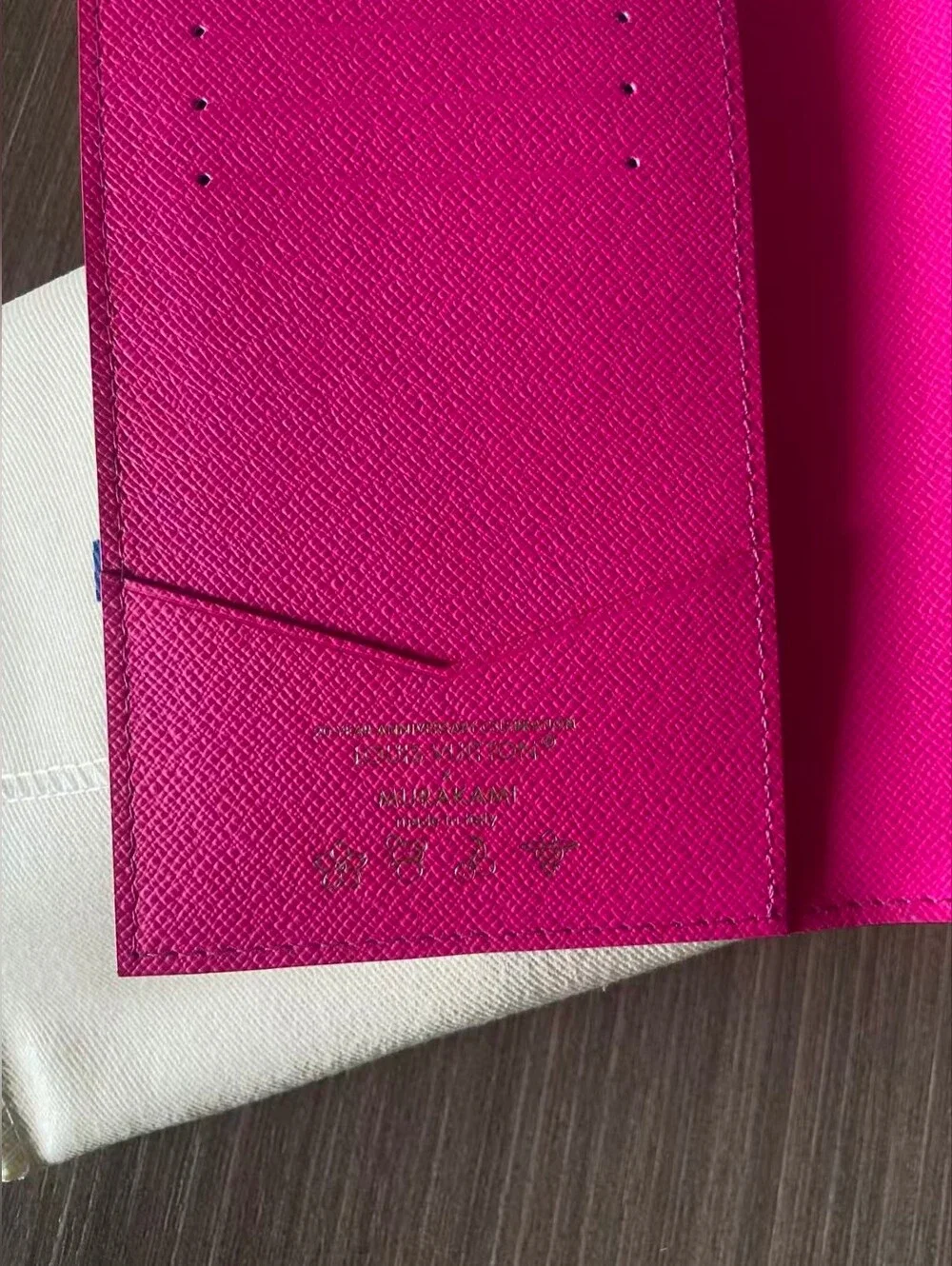 Louis Vuitton Multicolor Monogram Passport Cover - White